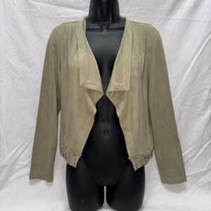 BKE Sage Green/Tan Women's Blazer